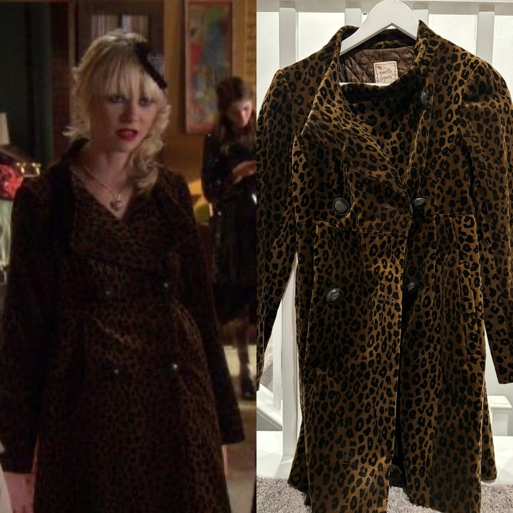 aso jenny humphrey gossip girl nanette lepore leopard coat